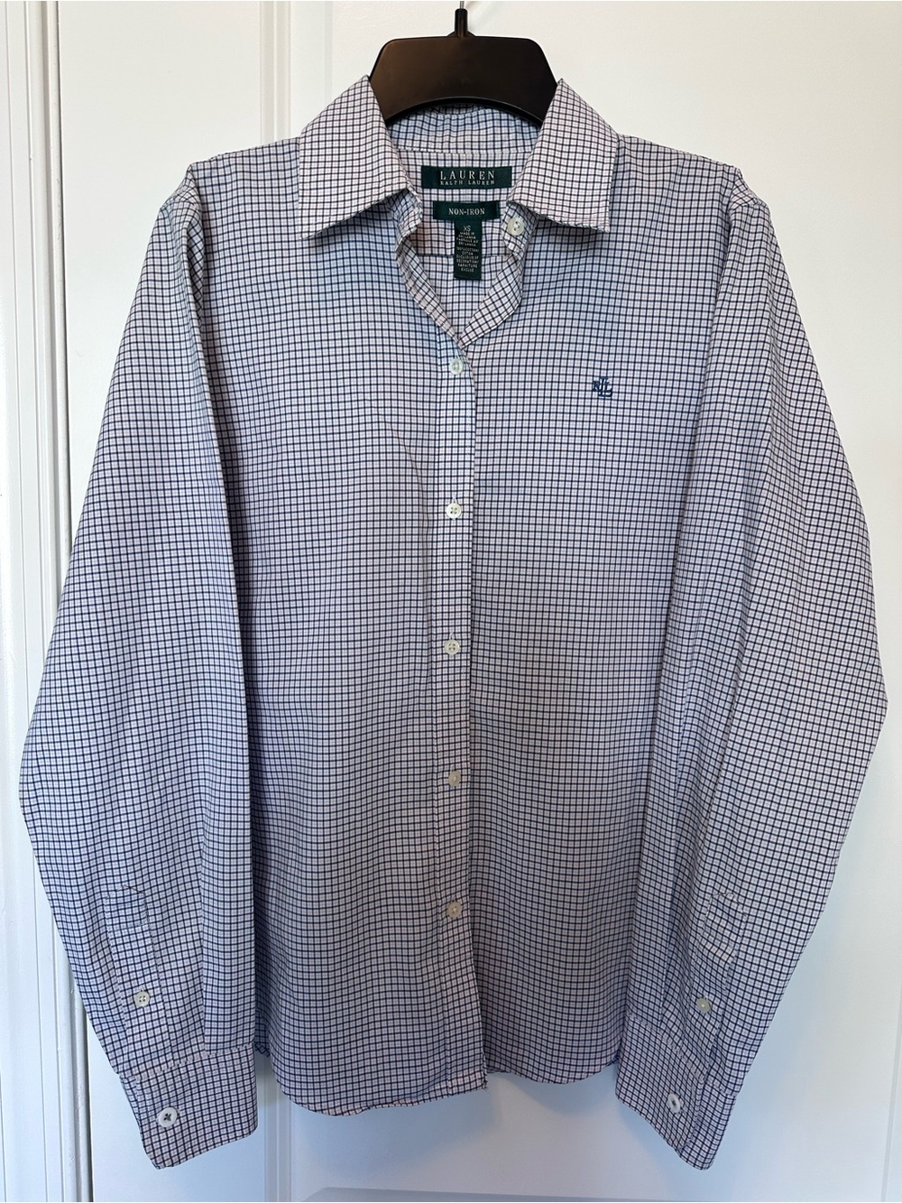 Lauren Ralph Lauren Women’s Long Sleeve Non-Iron Button Down Shirt Size XS